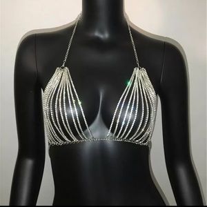Blinged out bra tops